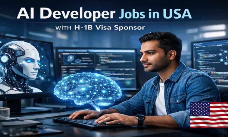AI Developer Jobs in USA with H-1B Visa Sponsor