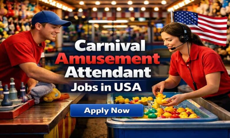 Carnival Amusement Attendant Jobs in USA