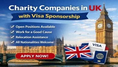 Charity Companies in UK with Visa Sponsorship