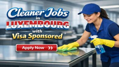 Cleaner Jobs in Luxembourg with Visa Sponsored