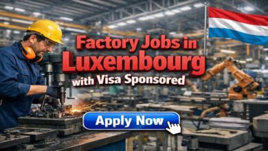 Factory Jobs in Luxembourg with Visa Sponsored