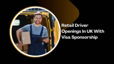Retail Driver Openings In UK With Visa Sponsorship