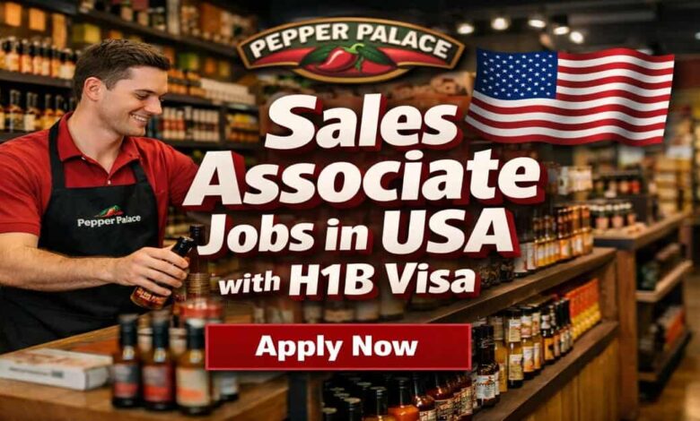 Sales Associate Jobs in USA with H1B Visa