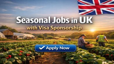 Seasonal Jobs in UK with Visa Sponsorship