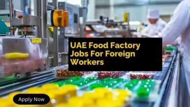 UAE Food Factory Jobs For Foreign Workers