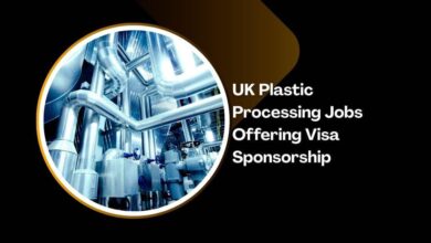 UK Plastic Processing Jobs Offering Visa Sponsorship