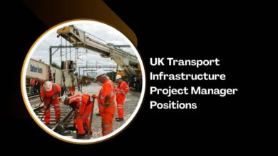 UK Transport Infrastructure Project Manager Positions (2)