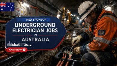 Visa Sponsor Underground Electrician Jobs in Australia