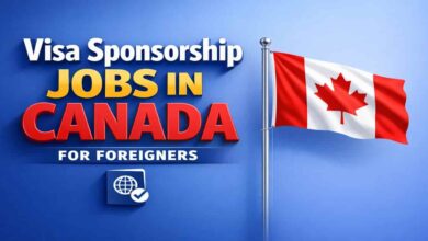 Visa Sponsorship Jobs in Canada for Foreigners