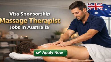 Visa Sponsorship Massage Therapist Jobs in Australia