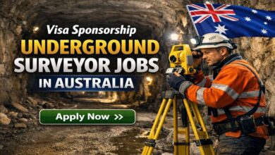 Visa Sponsorship Underground Surveyor Jobs in Australia