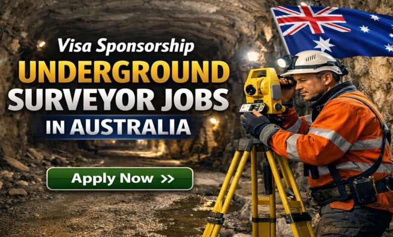 Visa Sponsorship Underground Surveyor Jobs in Australia
