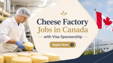 Cheese Factory Jobs in Canada with Visa Sponsorship