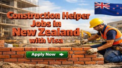 Construction Helper Jobs in New Zealand with Visa