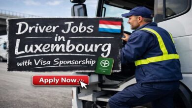 Driver Jobs in Luxembourg with Visa Sponsorship