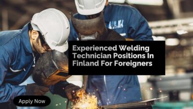 Experienced Welding Technician Positions In Finland For Foreigners