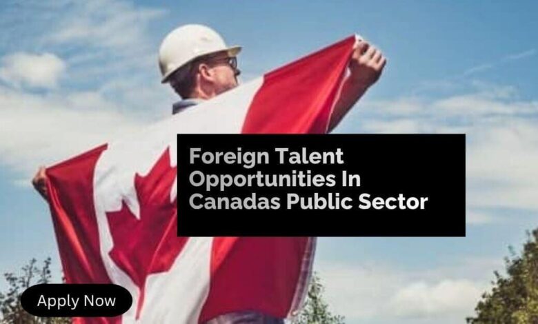 Foreign Talent Opportunities In Canadas Public Sector