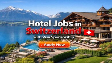 Hotel Jobs in Switzerland with Visa Sponsorship