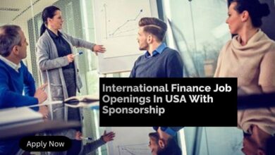 International Finance Job Openings In USA With Sponsorship