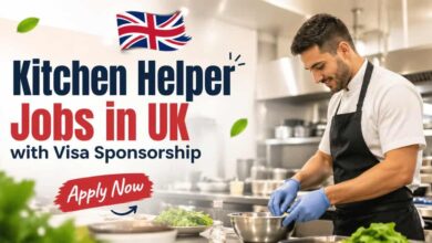 Kitchen Helper Jobs in UK with Visa Sponsorship