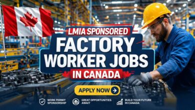 LMIA Sponsored Factory Worker Jobs in Canada