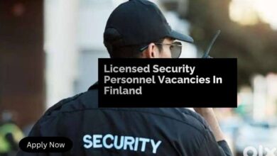 Licensed Security Personnel Vacancies In Finland