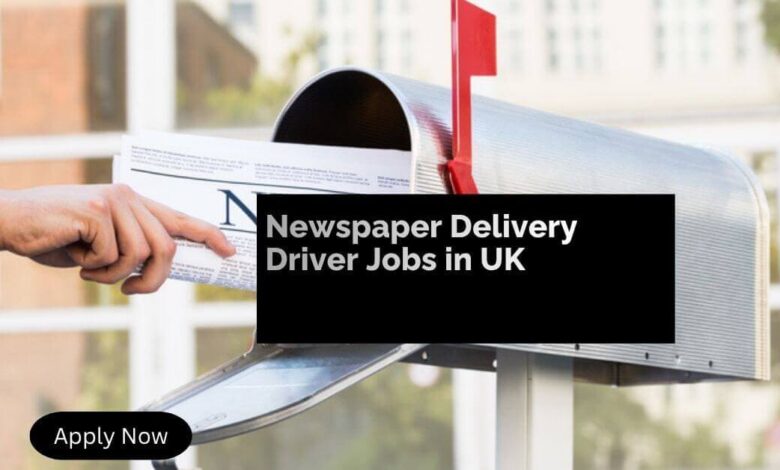 Newspaper Delivery Driver Jobs in UK