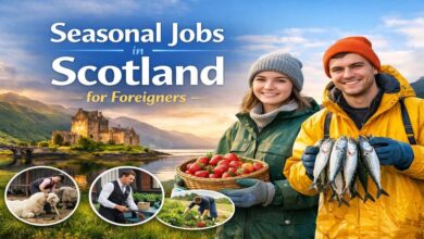 Seasonal Jobs in Scotland for Foreigners