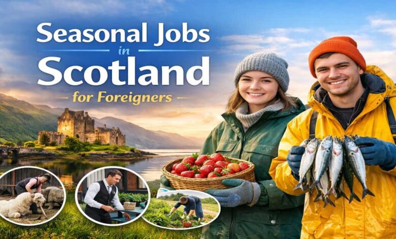 Seasonal Jobs in Scotland for Foreigners