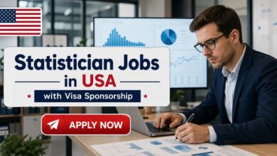 Statistician Jobs in USA with Visa Sponsorship