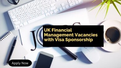 UK Financial Management Vacancies with Visa Sponsorship