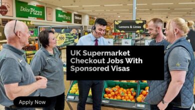 UK Supermarket Checkout Jobs With Sponsored Visas