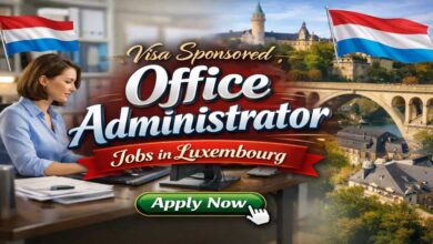 Visa Sponsored Office Administrator Jobs in Luxembourg