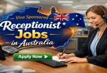 Visa Sponsored Receptionist Jobs in Australia