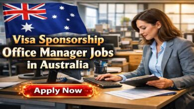 Visa Sponsorship Office Manager Jobs in Australia