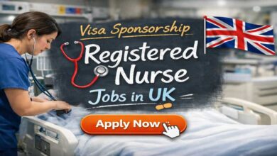 Visa Sponsorship Registered Nurse Jobs in UK
