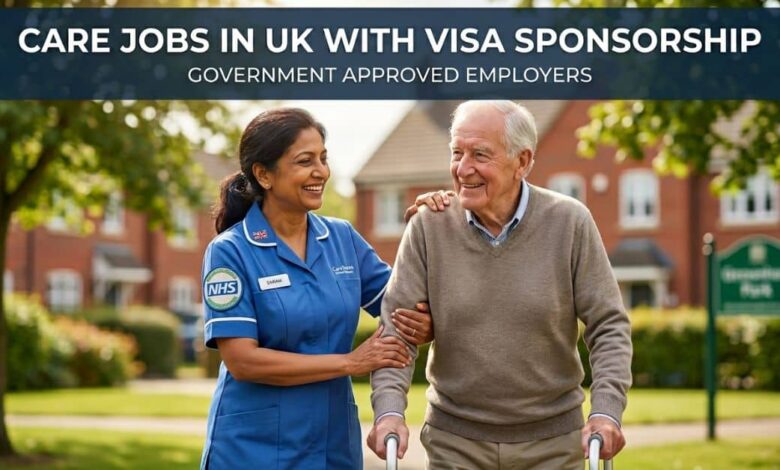 Care Jobs in UK with Visa Sponsorship
