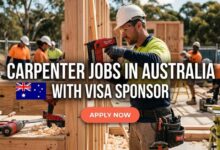 Carpenter Jobs in Australia with Visa Sponsor