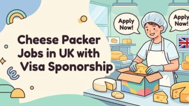 Cheese Packer Jobs in UK with Visa Sponsorship