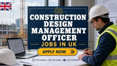 Construction Design Management Officer Jobs in UK