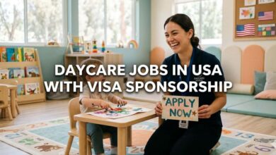 Daycare Jobs in USA with Visa Sponsorship