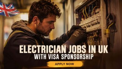 Electrician Jobs in UK with Visa Sponsorship
