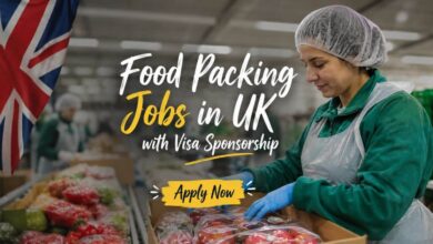 Food Packing Jobs in UK with Visa Sponsorship