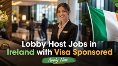 Lobby Host Jobs in Ireland with Visa Sponsored