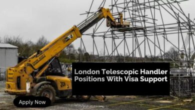 London Telescopic Handler Positions With Visa Support