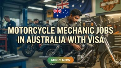 Motorcycle Mechanic Jobs in Australia with Visa