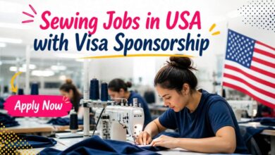 Sewing Jobs in USA with Visa Sponsorship