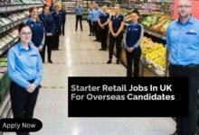Starter Retail Jobs In UK For Overseas Candidates