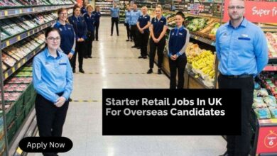 Starter Retail Jobs In UK For Overseas Candidates