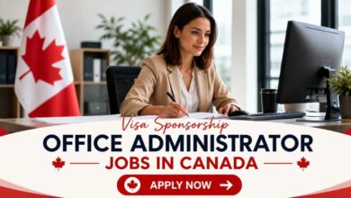Visa Sponsorship Office Administrator Jobs in Canada
